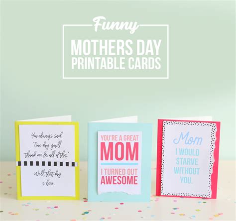 Funny Mothers Day Printable Cards