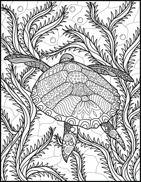 adult coloring pages animal coloring page printable etsy