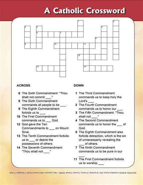 Adding and subtracting integers worksheets in many. The Ten Commandments Crossword - | Printable Activities ...