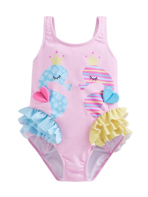 Aturustex Toddler Baby Girl One Piece Swimsuit 18m 24m 3t 4t 5t 6t