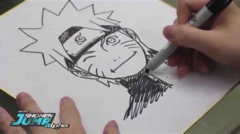 Masashi Kishimoto Drawing Naruto Youtube
