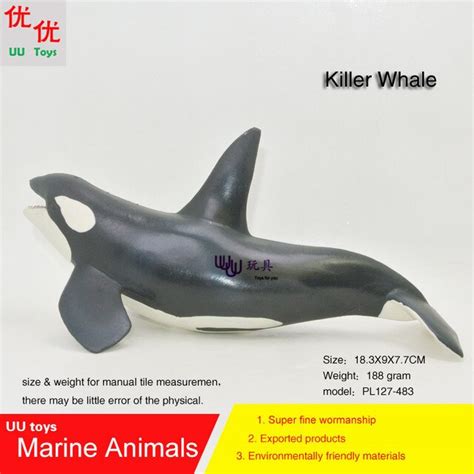 Hot Toys New Killer Whale Simulation Model Marine Animals Sea Animal