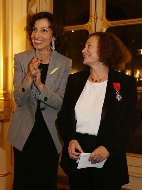 Photo Audrey Azoulay Catherine Arditi Chevalier De Lordre National