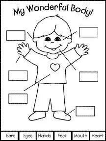 Next, print your pdf file with a pack of free human body printables. My Body Coloring Pages Preschool at GetDrawings | Free ...