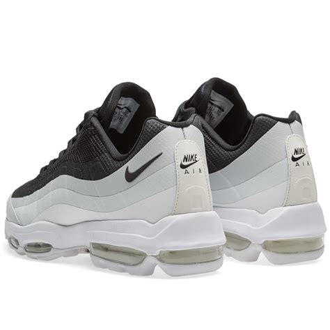 Nike Air Max 95 Ultra Essential Black White And Pure Platinum End Uk