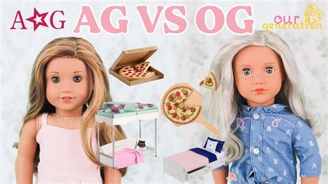 american girl dolls vs our generation comparing dolls accessories furniture and clothes