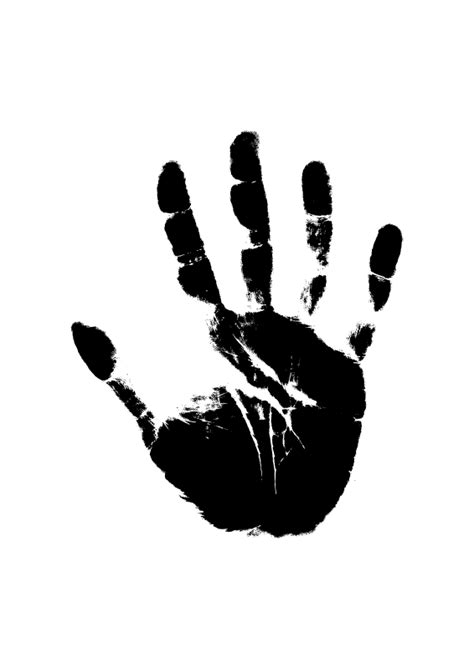 Clipart - Hand silhouette