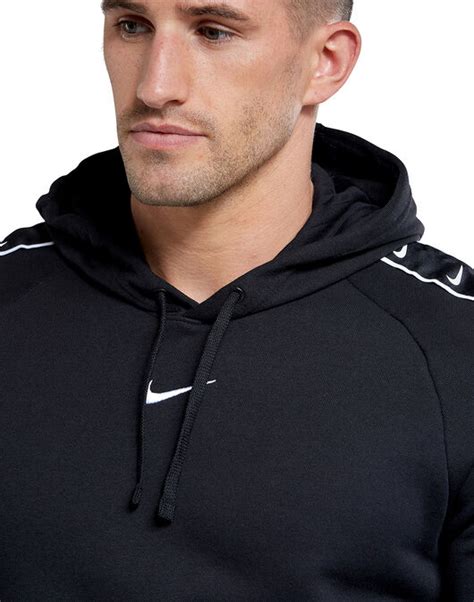 Nike Mens Swoosh Pullover Hoodie Black Life Style Sports Ie