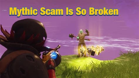 This New Mythic Scam Is So Broken 🛑 Scammer Gets Scammed Fortnite
