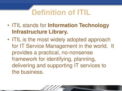 Ppt What Is Itil Powerpoint Presentation Free Download Id1360835
