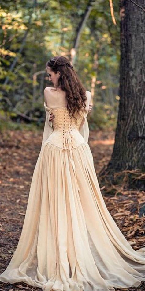 Non Traditional Medieval Wedding Dresses Wedding Forward