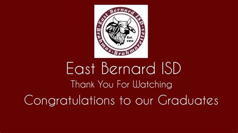 East Bernard Class Of 2020 Graduation Youtube