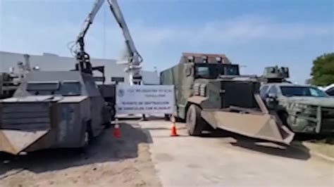 Mexico destroys homemade drug cartel vehicle – BorderReport