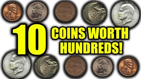 10 Incredible Coins Worth Over 100 A Piece Rare Mint Error Coins To Look For Youtube