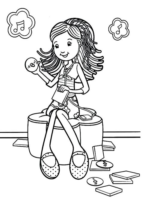 39+ word girl coloring pages for printing and coloring. Listening Coloring Pages at GetColorings.com | Free ...