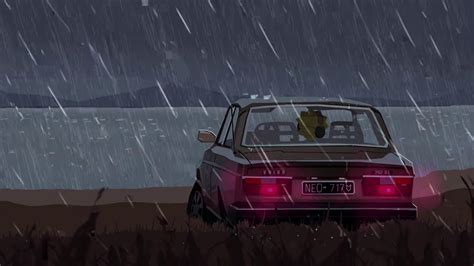 Lofi Its Raining And Youre Listening To Chill Lofi In Your Car