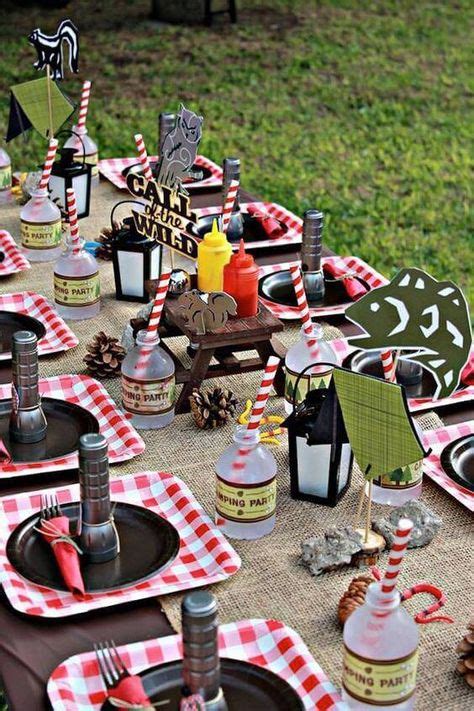 23 Awesome Camping Party Ideas Geburtstagsfeier Ideen Geburtstag Party Ideen Und