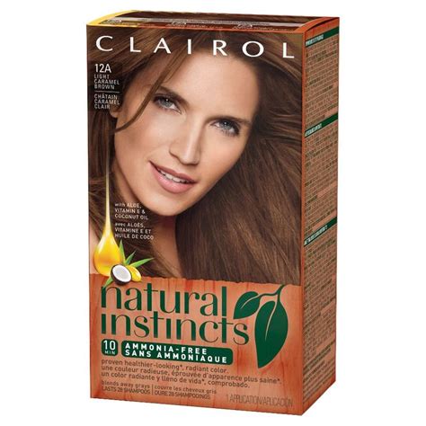 Applied to dry hair before you shampoo, it works by depositing pigment on the surface of the hair. Clairol Natural Instincts Demi-Permanent Hair Color - 4RV ...