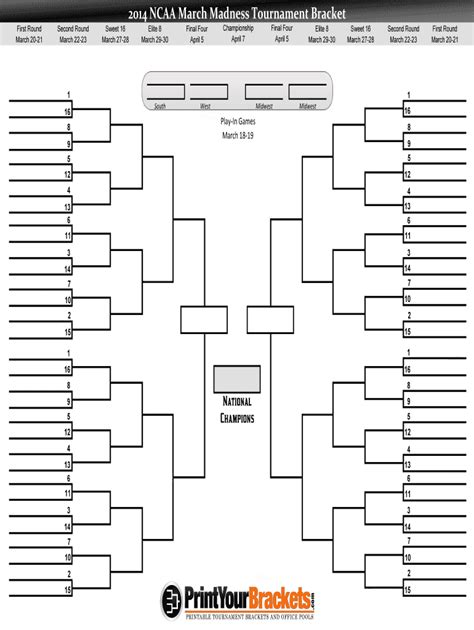 Fill Out Bracket Online And Print Fill Out And Sign Online Dochub