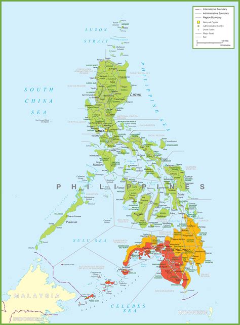 Printable Map Of The Philippines Minimalist Blank Printable