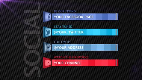 Social Media - After Effects Template - YouTube