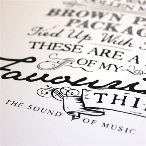 My day in the hills has come to an end, i know. 'raindrops on roses' the sound of music print by chatty nora | notonthehighstreet.com