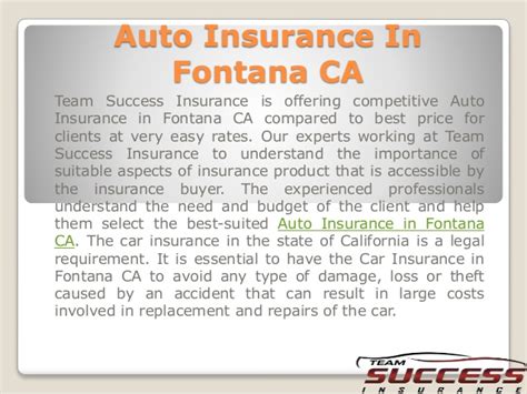 It is a form of risk management, primarily used to hedge against the risk of a contingent or uncertain loss. Team success insurance Fontana CA