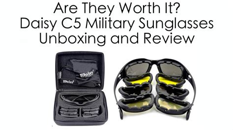 Are They Worth The 40 Price Daisy C5 Usa Military Sunglasses Youtube