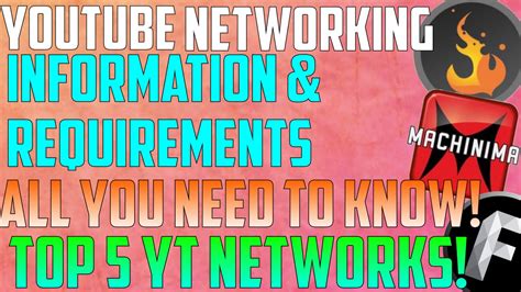 Youtube Partnerships Network Requirements And Advice Top 5 Networks