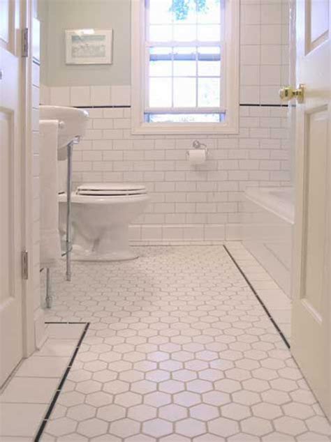 Hexagon bathroom tiles have taken the design world by storm. 34 white hexagon bathroom floor tile ideas and pictures 2020