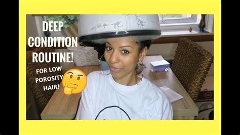This homemade deep conditioner is full of nourishing ingredients to revive your hair and improve its condition. Deep Condition Curly Hair Routine (Low Porosity) - YouTube