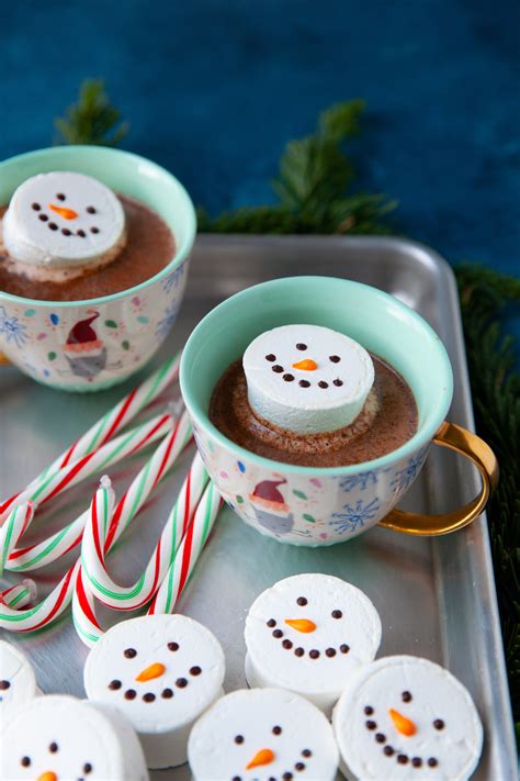 In many places, typical snowmen consist of three large snowballs of different sizes with some additional. Snowman Marshmallows - Everyday Annie