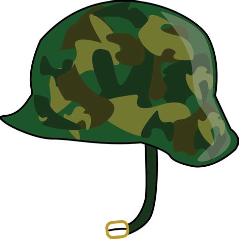 Combat Helmet Army Soldier Clip Art Person With Helmut Png Download