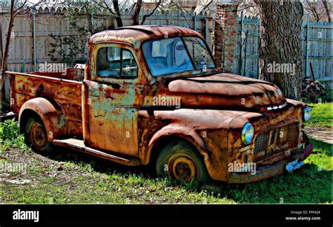 Old Rusty Dodge Truck Stock Photo Royalty Free Image 95704172 Alamy