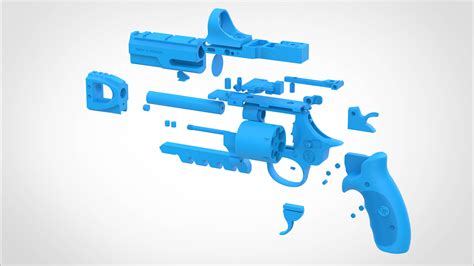 Продажа 3D-модели "Модифицированный Smith & Wesson Perfomance Center