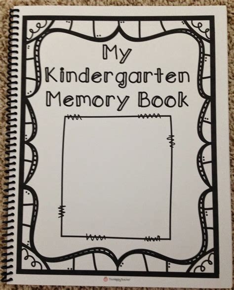 Free Kindergarten Memory Book Printables Printable Templates