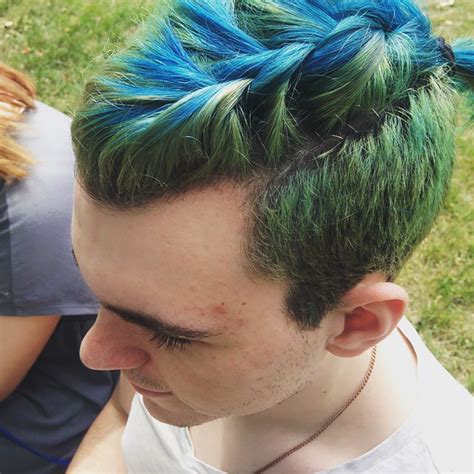 Merman Trend Men Are Dyeing Their Hair With Incredibly Vivid Colors