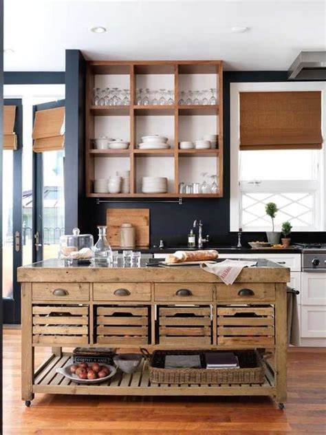 Here are 25 ideas and kitchen cabinet plans with step by step instructions. 32 Simple Rustic Homemade Kitchen Islands - Amazing DIY, Interior & Home Design