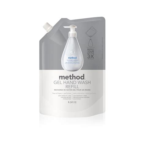 Method Gel Hand Soap Refill Free Clear 34 Ounce The Home Depot Canada