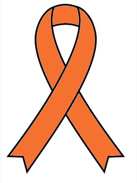 Orange Leukemiakidney Cancer Ribbon Canvas Print For Sale By