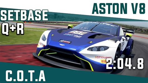 Assetto Corsa Competizione Aston Martin V Gt Cota Hot Lap Setup