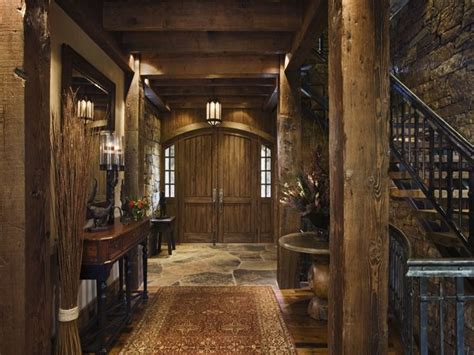 Ranch floor plans often combine living and dining areas into one, with a hallway that leads to the family room and bedrooms in the. Rustic Western House Designs Western Ranch Style House ...