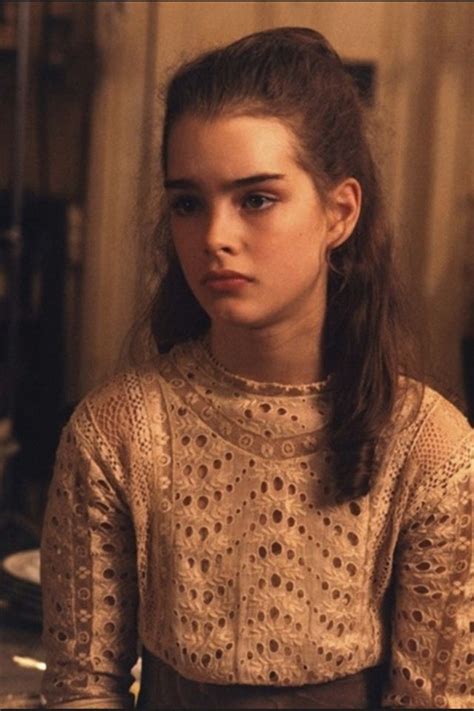 Brooke Shields At 15 Years Old Lace Vintage Top Love Girly