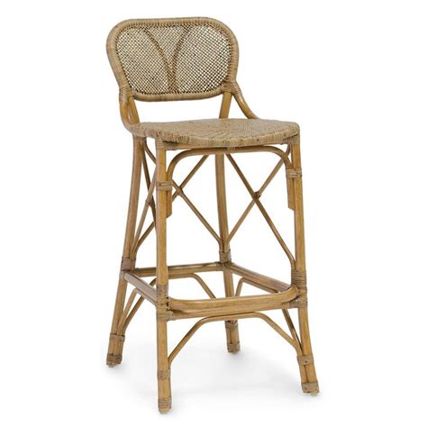 Wicker bar stools are very popular and they are used a lot of times indoors and outdoors. Camus Counterstool - Brown - Luxe Home Company | Bar ...