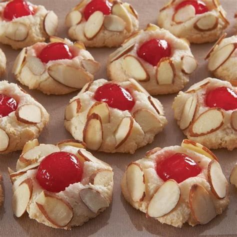 This week's christmas cookie is presented to you by guest author garrett mccord. How to make Chewy Almond Cookies - with a Cherry on top ...