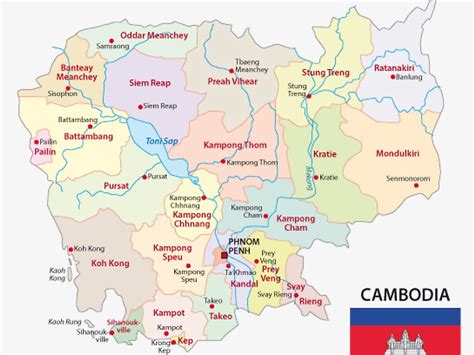 Maps Of Cambodia Detailed Map Of Cambodia In English Tourist Map Of