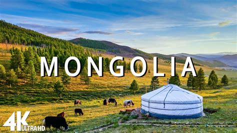 Flying Mongolia 4k Uhd Relaxing Music Along With Beautiful Nature