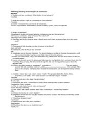 Ap biology chapter 18 reading guide. Summary on Chapter 28 - AP Biology Guided Reading Chapter 28 Name_Sarah Kim This can be a very ...