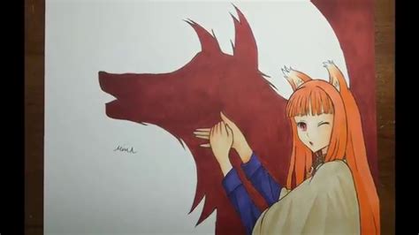 Holo Drawing Spice And Wolf Youtube