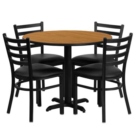 Pick the right furniture for less to your facility. Cafeteria Breakroom Round Dining Table Sets-Restaurant ...